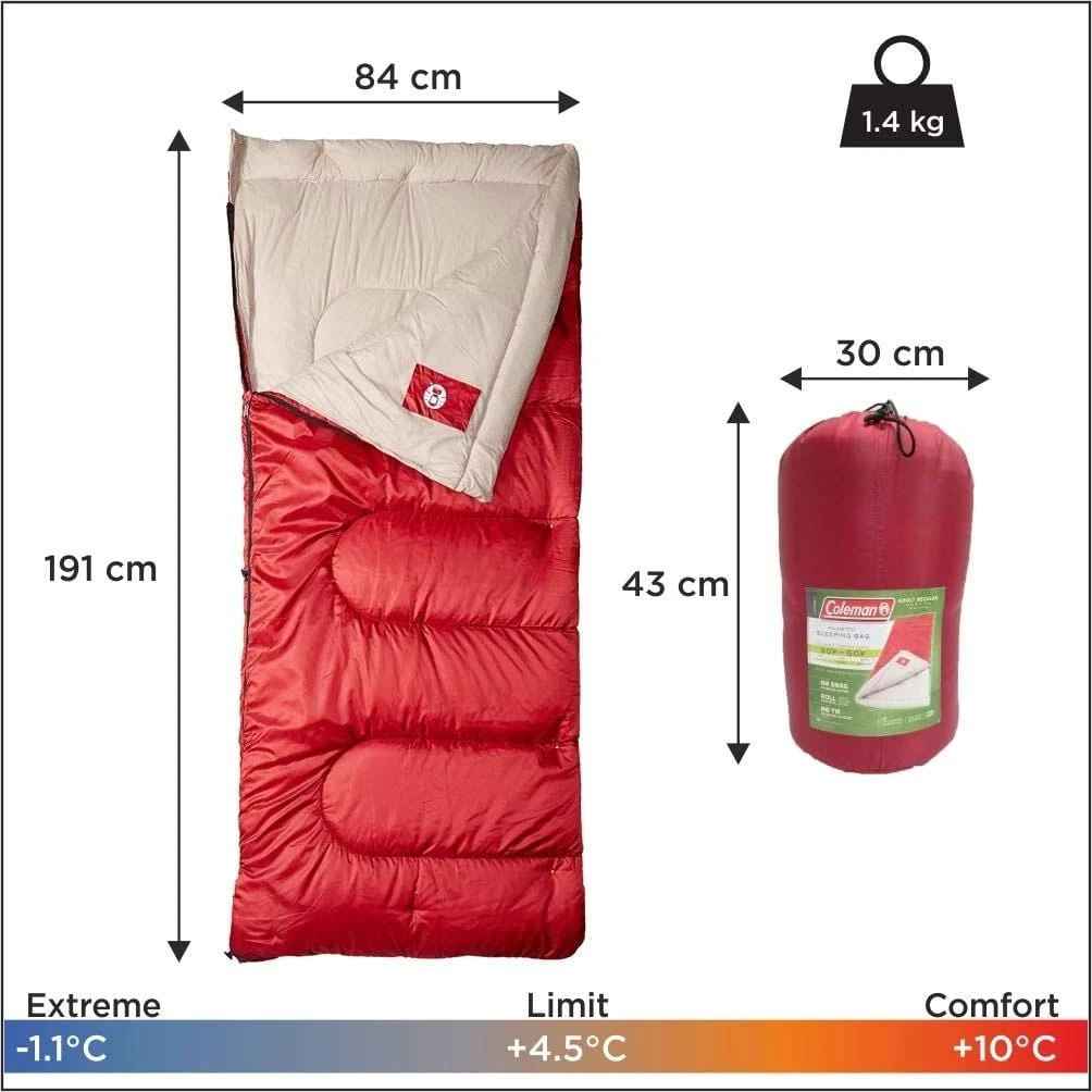 Coleman Palmetto Cool Weather Sleeping Bag 2 Coleman Palmetto Cool Weather Sleeping Bag - Image 2