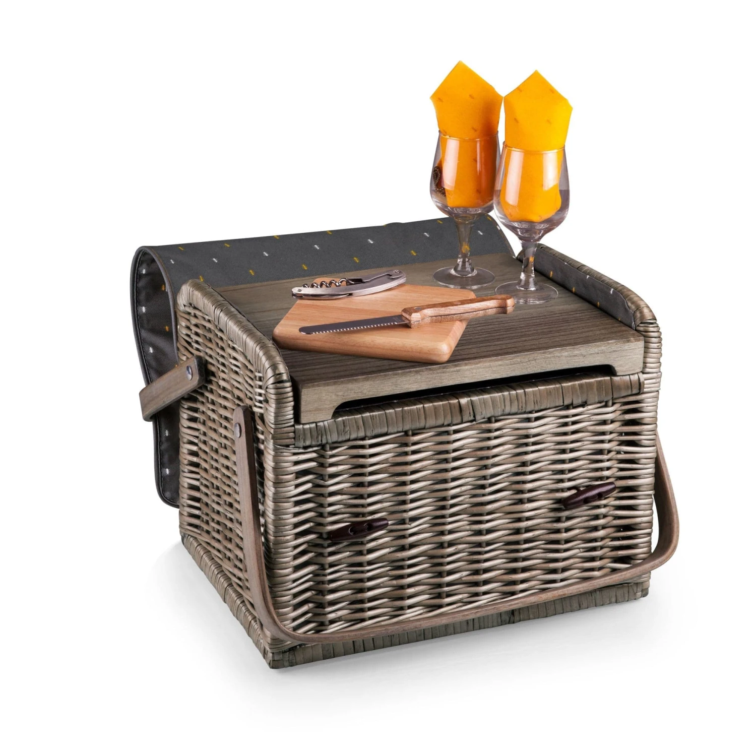 Kabrio Wine & Cheese Picnic Basket By Picnic Time Family Of Brands 5 Kabrio Wine & Cheese Picnic Basket By Picnic Time Family Of Brands - Image 5