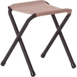 Coleman Rambler II Black Folding Stool – Portable Aluminum 3-in-1 Camp Seat & Side Table