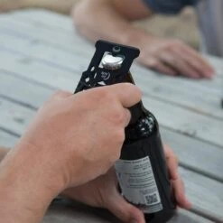 Nite Ize Financial Tool RFID Blocking Multi-Tool Wallet – Charcoal & Lime Green Cash Wrap Strap -Campmor Outdoor Clothing d bc99956d 3db8 467b b02e 79465f69e998