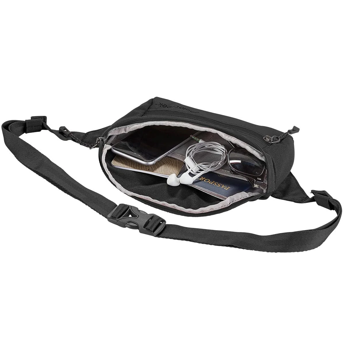 Eagle Creek Stash Cross Body Bag in Deep Teal and Orange - Slim Lightweight Travel Sling 3 Eagle Creek Stash Cross Body Bag in Deep Teal and Orange - Slim Lightweight Travel Sling - Image 3