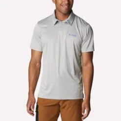 Columbia Men's Terminal Tackle Heather Polo -Campmor Outdoor Clothing d fd2dea92 7ff4 448e 8d81 988b09cdf6be