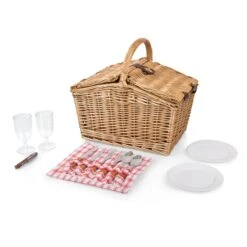 Picnic Time Piccadilly Picnic Basket – Red Gingham Lined Handwoven Willow Basket for 2 36 Picnic Time Piccadilly Picnic Basket – Red Gingham Lined Handwoven Willow Basket for 2 -Campmor Outdoor Clothing da801ac36fefb8bad8893968b6048c82a8a50186