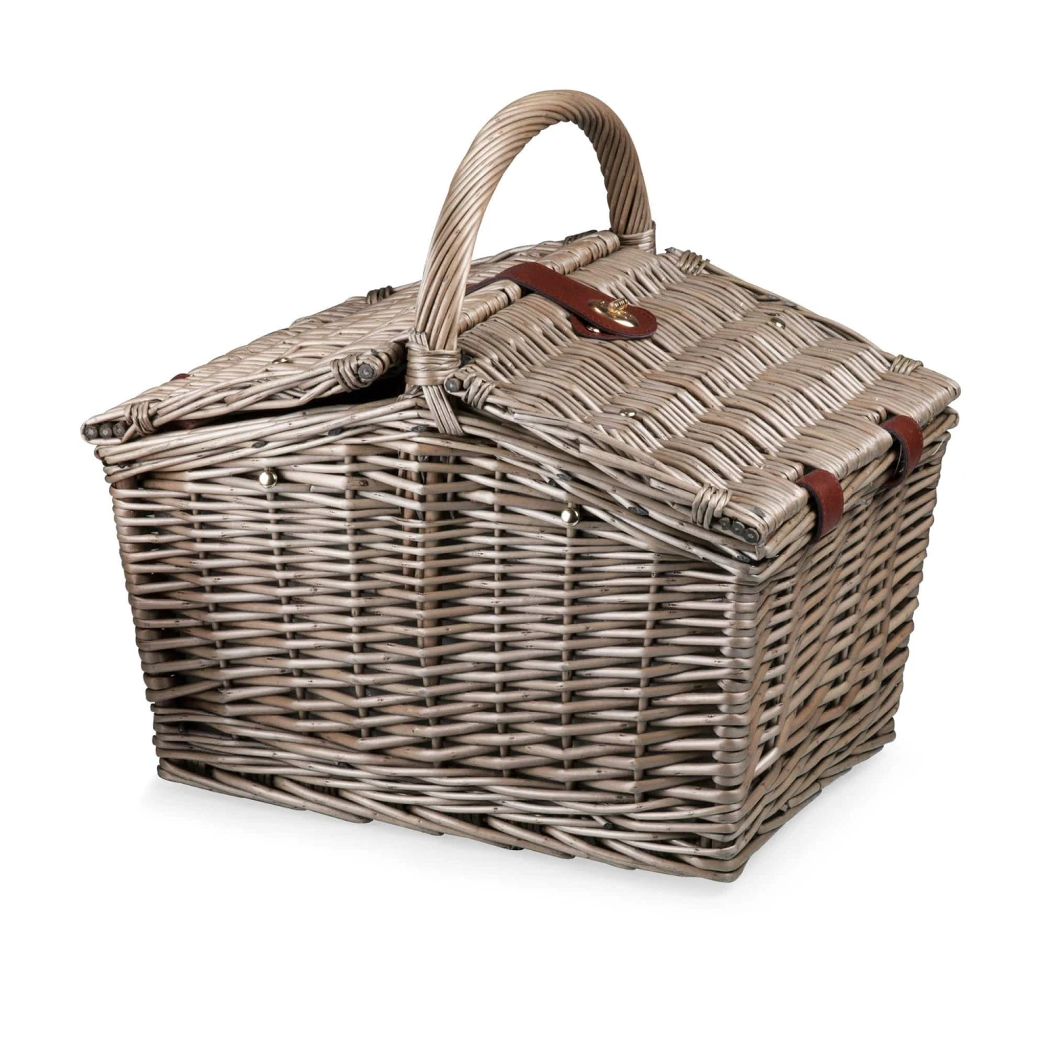 Picnic Time Piccadilly Picnic Basket – Red Gingham Lined Handwoven Willow Basket for 2 11 Picnic Time Piccadilly Picnic Basket – Red Gingham Lined Handwoven Willow Basket for 2 - Image 11
