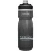 CamelBak Podium Chill 21 Oz Insulated Bike Bottle - Black & Grey High-Flow Cycling Hydration
