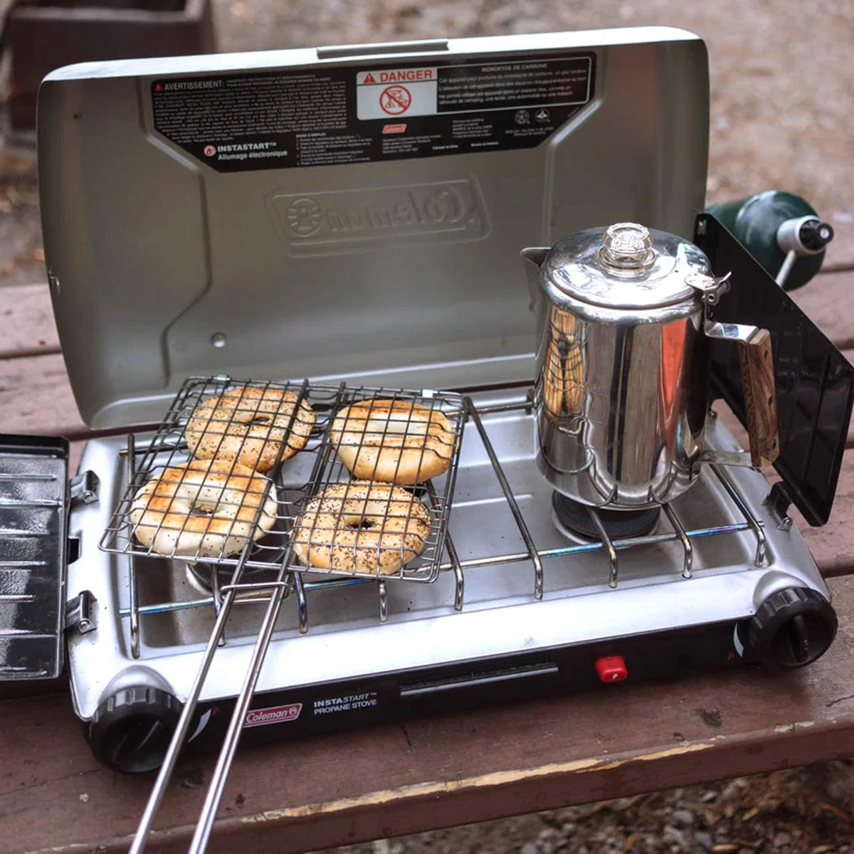 Coghlan's Chrome-Plated Steel Campfire Broiler – 29.5" Long Handle Locking Wire Mesh Grill 5 Coghlan's Chrome-Plated Steel Campfire Broiler – 29.5" Long Handle Locking Wire Mesh Grill - Image 5