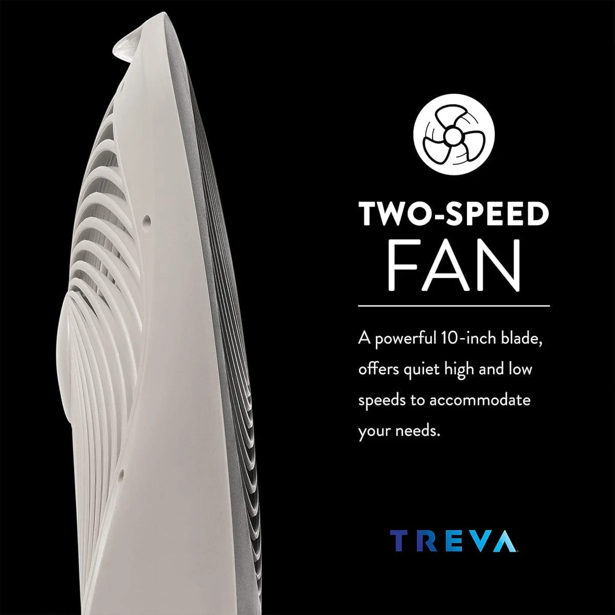 Treva 10 Inch Battery & Electric Powered Fin Fan 5 Treva 10 Inch Battery & Electric Powered Fin Fan - Image 5