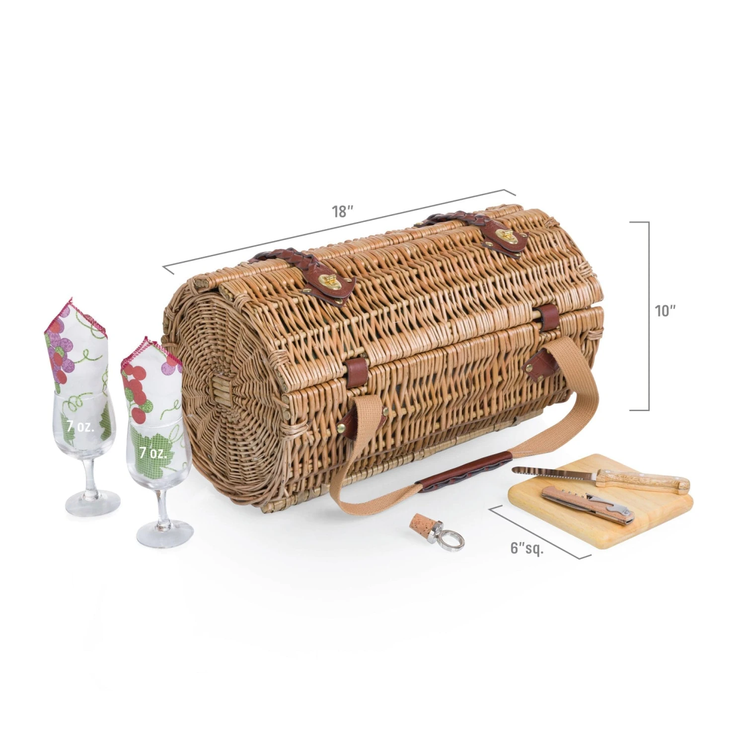 Verona Wine & Cheese Picnic Basket By Picnic Time Family Of Brands 16 Verona Wine & Cheese Picnic Basket By Picnic Time Family Of Brands - Image 16