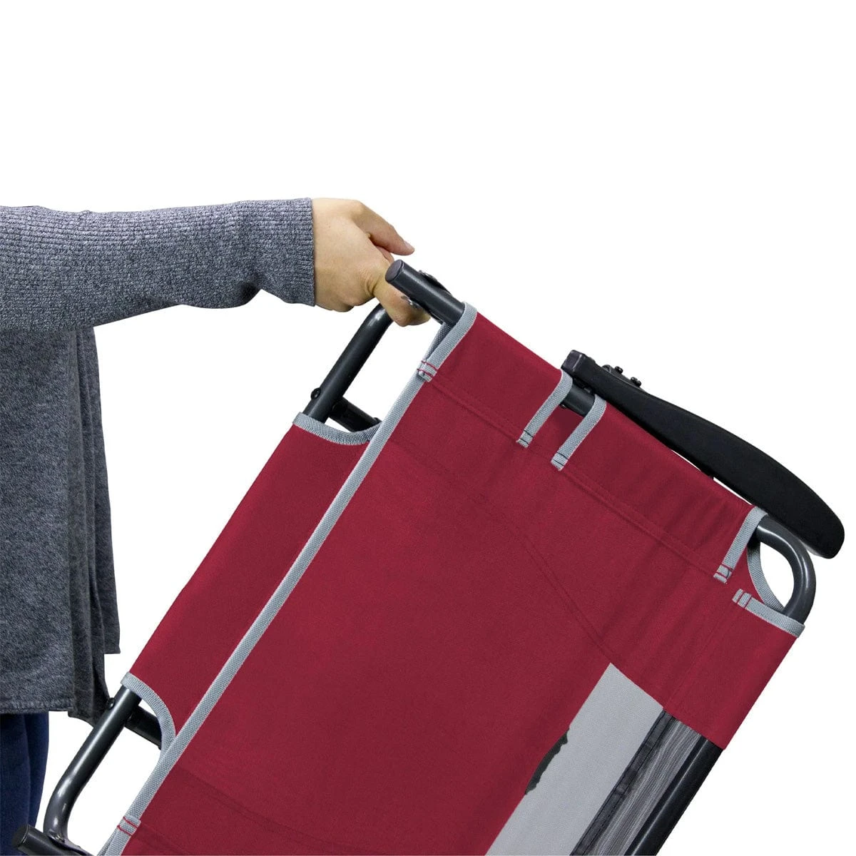 GCI Outdoor Big Comfort Stadium Chair with Armrests – Black & Charcoal Mesh Ergonomic Bleacher Seat 7 GCI Outdoor Big Comfort Stadium Chair with Armrests – Black & Charcoal Mesh Ergonomic Bleacher Seat - Image 7