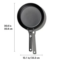 OXO Outdoor 12-Inch Pre-Seasoned Carbon Steel Pan – Removable & Reversible Handle -Campmor Outdoor Clothing f 4bd9d16c d9f5 4427 889e 7f2e0ec23d1c