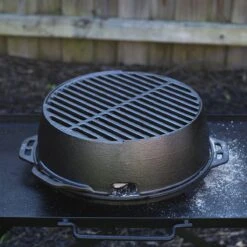 Lodge 12-Inch Cast Iron Portable Round Grill – Seasoned Charcoal Grill with Adjustable Draft 12 Lodge 12-Inch Cast Iron Portable Round Grill – Seasoned Charcoal Grill with Adjustable Draft -Campmor Outdoor Clothing f f3a4f35f 66de 4e6d 9760 60a827639964