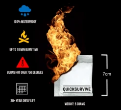 Fire Starter Dooms Day Prepper Pack ( 600 Fire Starters) By QUICKSURVIVE 5 Fire Starter Dooms Day Prepper Pack ( 600 Fire Starters) By QUICKSURVIVE -Campmor Outdoor Clothing flame1.2png 726e50d2 0c8e 40bb 904e f8239551b5c4