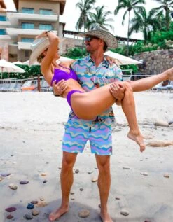 AY CARAMBA - 7-SEAS™ BUTTON UP By Bajallama 11 AY CARAMBA - 7-SEAS™ BUTTON UP By Bajallama -Campmor Outdoor Clothing fun multicolored mexican print button up lifestyle