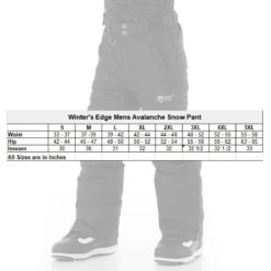 Winter's Edge Avalanche Snow Pants - Men's -Campmor Outdoor Clothing g 5c03ee76 7cd0 4967 adc0 dddca2aa1a35