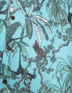 ON OUR WAY UP - VAGABOND™ BUTTON UP By Bajallama 10 ON OUR WAY UP - VAGABOND™ BUTTON UP By Bajallama -Campmor Outdoor Clothing green jungle inspired button up