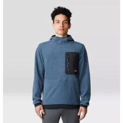 Mountain Hardwear Men's First Tracks™ Fleece Pullover Hoody -Campmor Outdoor Clothing h 09b5e335 63d6 4898 bf6a b4a4f69b7878