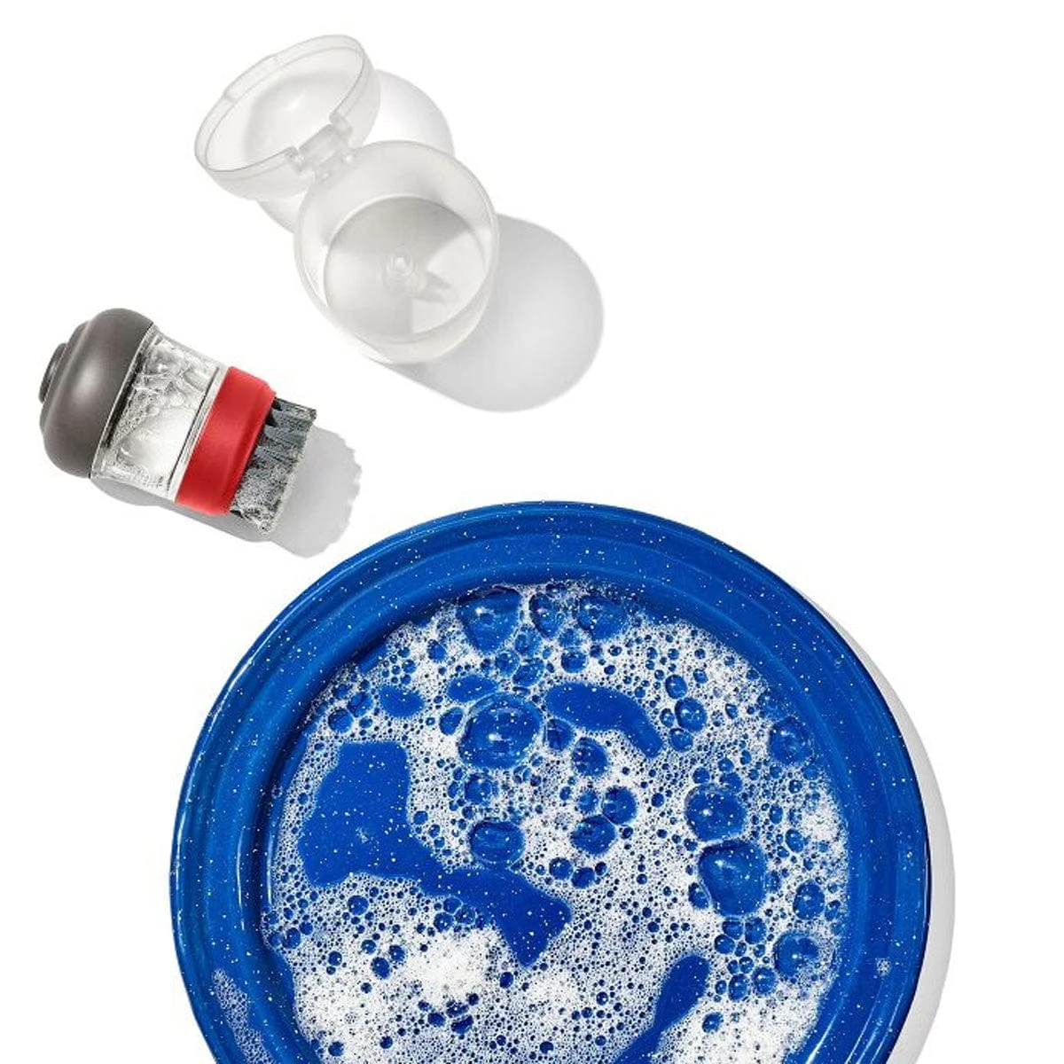 OXO Outdoor Soap Dispensing Palm Brush with Leakproof Travel Storage Case 8 OXO Outdoor Soap Dispensing Palm Brush with Leakproof Travel Storage Case - Image 8