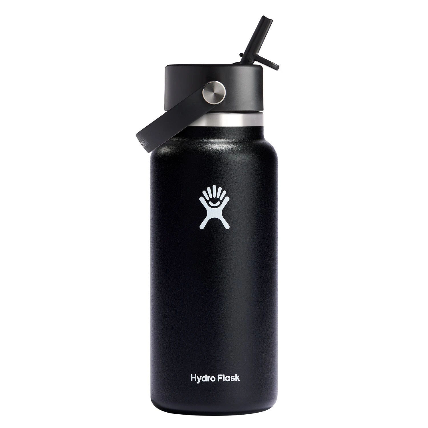 Hydro Flask 32 oz. White Wide Mouth Water Bottle β Flex Straw Cap Insulated Stainless Steel 2 Hydro Flask 32 oz. White Wide Mouth Water Bottle β Flex Straw Cap Insulated Stainless Steel - Image 2