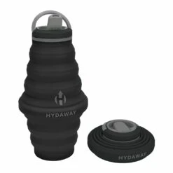 HYDAWAY® 25oz Collapsible Water Bottle – Ultra-Stashable BPA-Free Silicone Travel Bottle 17 HYDAWAY® 25oz Collapsible Water Bottle – Ultra-Stashable BPA-Free Silicone Travel Bottle -Campmor Outdoor Clothing hydaway collapsible water bottle 25oz midnight 3