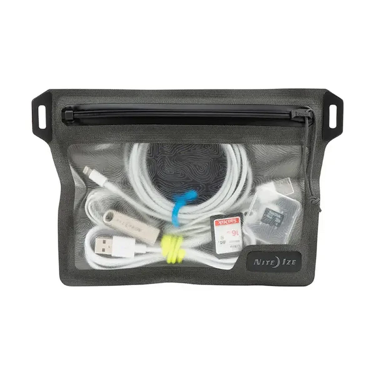 Nite Ize RunOff Charcoal Waterproof Pocket - IP67 Rated TRU Zip Tech Travel Organizer 9 Nite Ize RunOff Charcoal Waterproof Pocket - IP67 Rated TRU Zip Tech Travel Organizer - Image 9