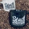 Black Powder Coffee 13 oz Black Speckled Ceramic Camp Mug – Vintage Enamel Style