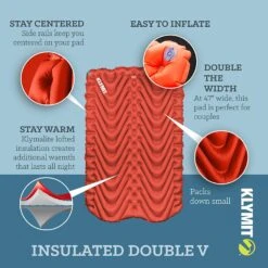 Insulated Double V By Klymit 11 Insulated Double V By Klymit -Campmor Outdoor Clothing isvdoublevalve