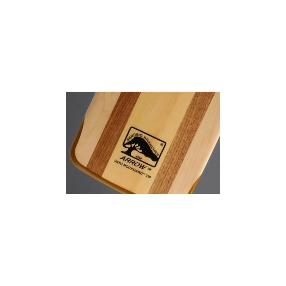 Bending Branches Arrow Multi-Laminate Wood Straight Shaft Canoe Paddle – Rockgard Protected 3 Bending Branches Arrow Multi-Laminate Wood Straight Shaft Canoe Paddle – Rockgard Protected - Image 3