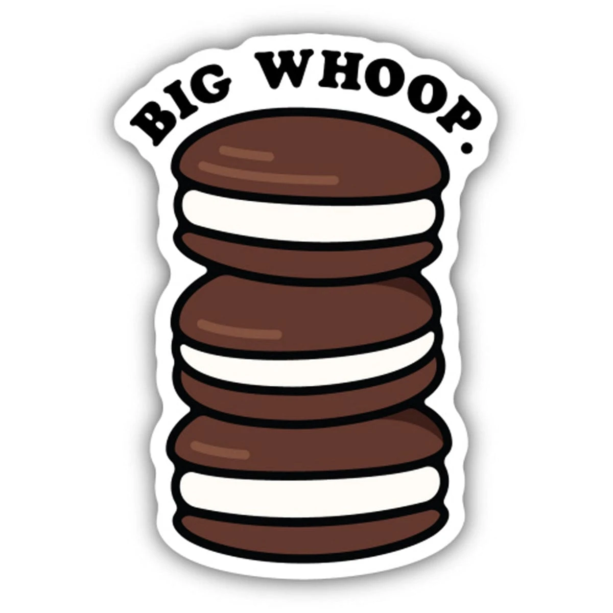 Stickers Northwest Big Whoop Whoopie Pie – Weatherproof Vinyl Die-Cut Sticker 1 Stickers Northwest Big Whoop Whoopie Pie – Weatherproof Vinyl Die-Cut Sticker