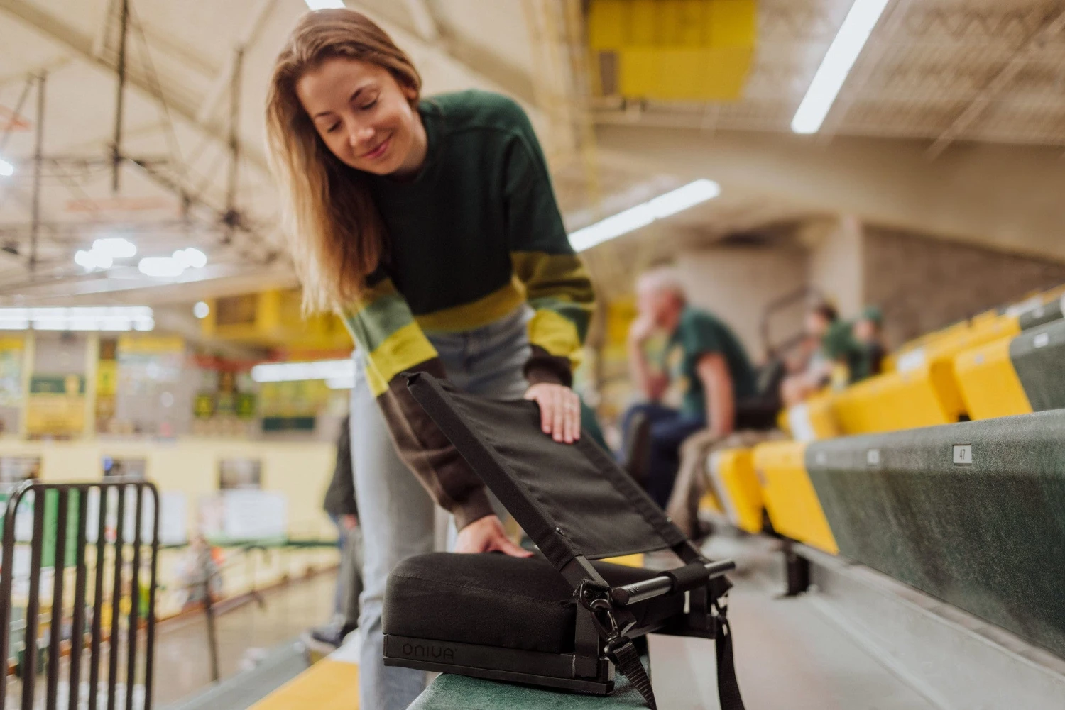 Gridiron Stadium Seat by Picnic Time – Portable Foldable Bleacher Chair with High-Density Foam & Steel Frame 20 Gridiron Stadium Seat by Picnic Time – Portable Foldable Bleacher Chair with High-Density Foam & Steel Frame - Image 20