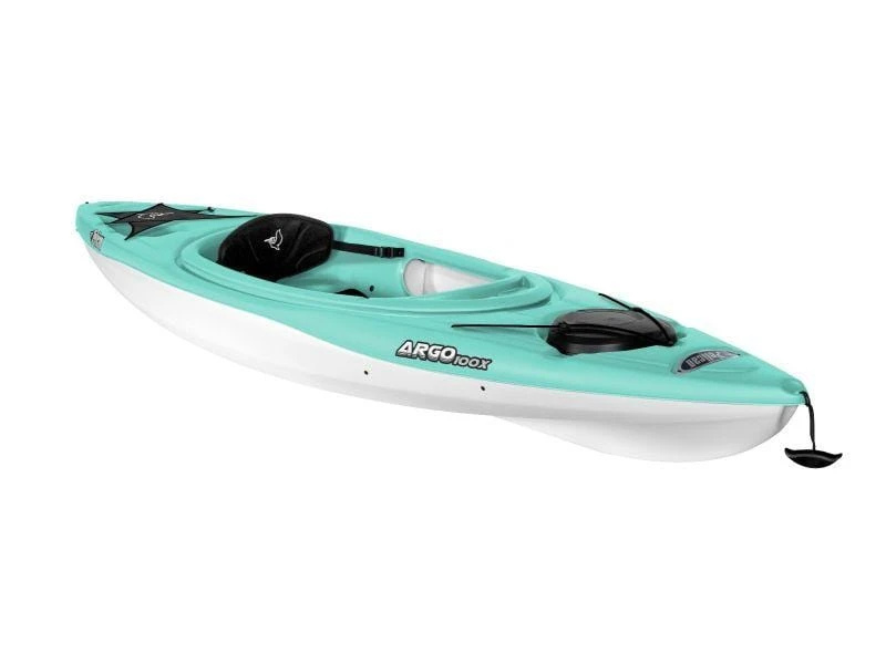 Pelican Argo 100X Kayak β Cyan and White 10ft Lightweight Recreational Sit-In Kayak 4 Pelican Argo 100X Kayak β Cyan and White 10ft Lightweight Recreational Sit-In Kayak - Image 4