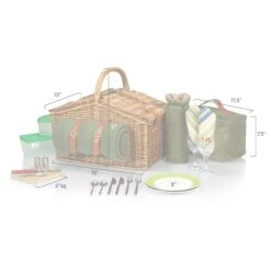 Somerset Deluxe Handwoven Wicker Picnic Basket for 2 – Vintage Willow with Plush Corduroy Lining 27 Somerset Deluxe Handwoven Wicker Picnic Basket for 2 – Vintage Willow with Plush Corduroy Lining -Campmor Outdoor Clothing khqnbddgyklyfjsrvwgg