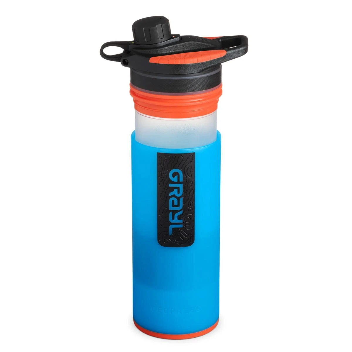 Grayl GeoPress 24oz Water Purifier Bottle – Stealth Black TopoGrip High-Performance Filtration 12 Grayl GeoPress 24oz Water Purifier Bottle – Stealth Black TopoGrip High-Performance Filtration - Image 12