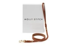 Butter Leather City Dog Leash - Sahara Cognac By Molly And Stitch US