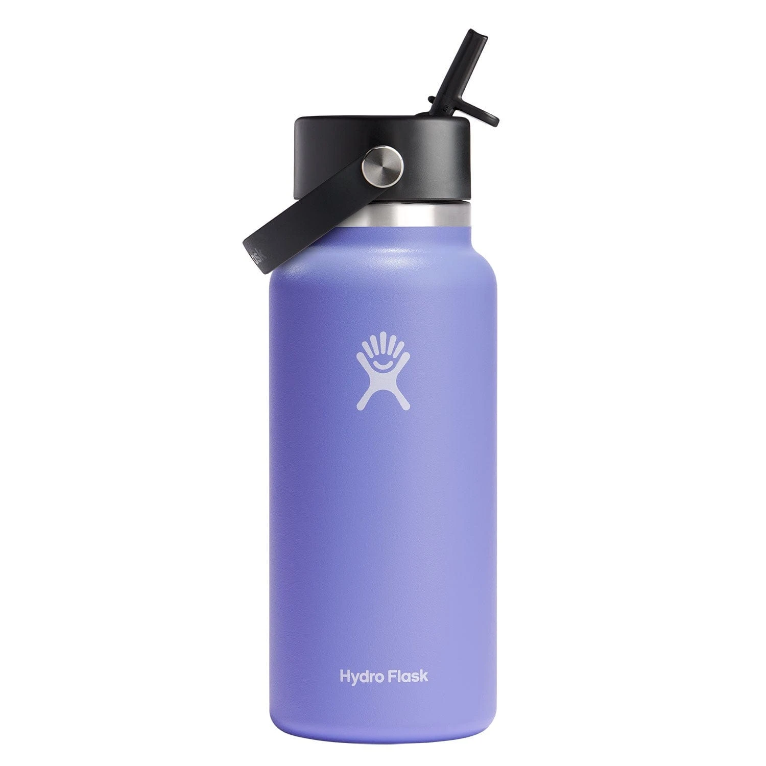 Hydro Flask 32 oz. White Wide Mouth Water Bottle β Flex Straw Cap Insulated Stainless Steel 1 Hydro Flask 32 oz. White Wide Mouth Water Bottle β Flex Straw Cap Insulated Stainless Steel