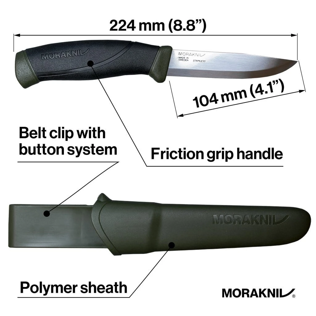 Morakniv Companion MG Stainless Knife 2 Morakniv Companion MG Stainless Knife - Image 2