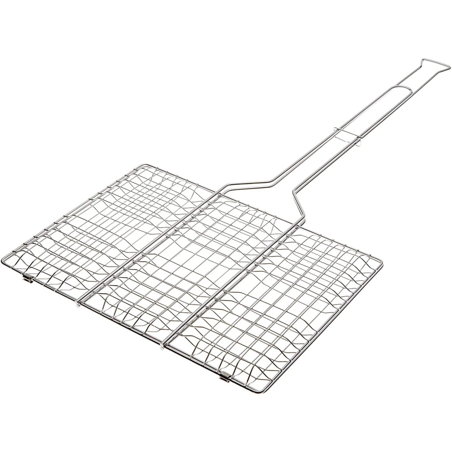 Rome Heavy-Duty Multi-Meat Hamburger Grill Basket - 6 Pocket Campfire Griller 1 Rome Heavy-Duty Multi-Meat Hamburger Grill Basket - 6 Pocket Campfire Griller