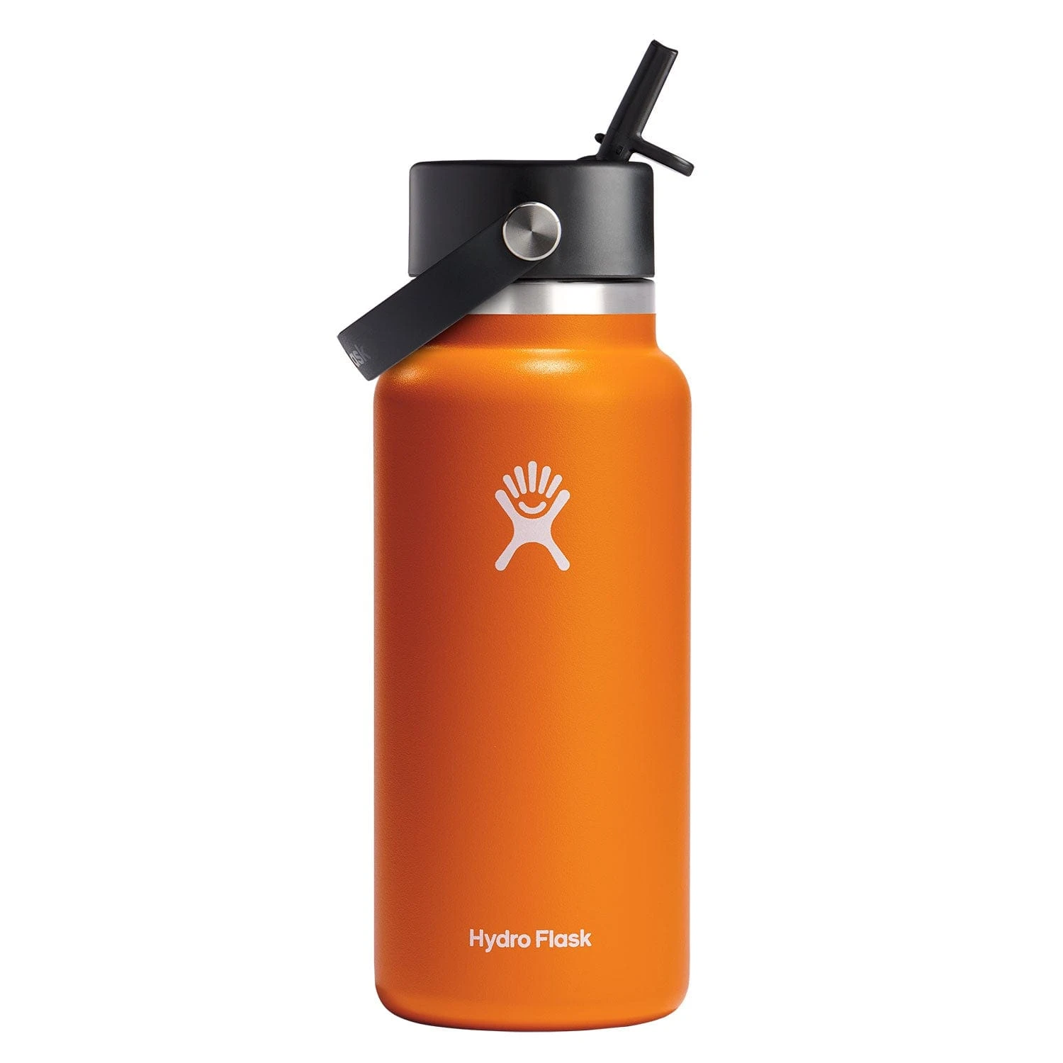 Hydro Flask 32 oz. White Wide Mouth Water Bottle β Flex Straw Cap Insulated Stainless Steel 5 Hydro Flask 32 oz. White Wide Mouth Water Bottle β Flex Straw Cap Insulated Stainless Steel - Image 5