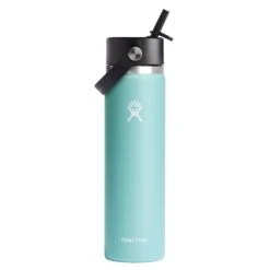Hydro Flask 24 oz Wide Mouth Bottle with Flex Straw Cap - Insulated Stainless Steel Water Bottle -Campmor Outdoor Clothing mesa24