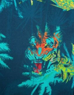 121 DO ONE - NIGHTHAWK™ BUTTON UP By Bajallama 7 121 DO ONE - NIGHTHAWK™ BUTTON UP By Bajallama -Campmor Outdoor Clothing navy tiger face print shortsleeve shirt