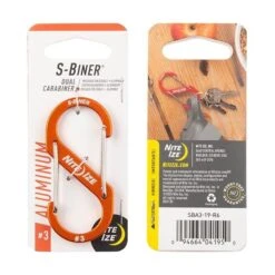 Nite Ize S-Biner Aluminum Dual Carabiner #3 -Campmor Outdoor Clothing ns1JZFM0QtONZn9KSVXz SBA3 19 R6