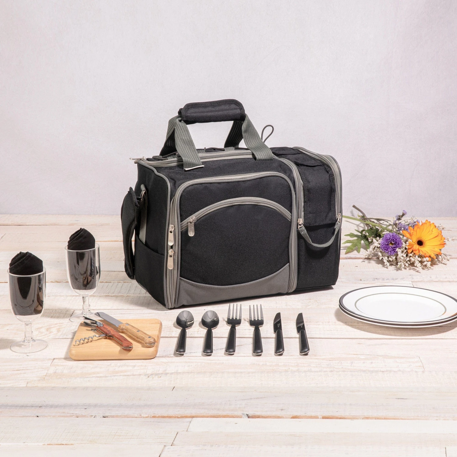 Malibu Picnic Basket Cooler By Picnic Time Family Of Brands 2 Malibu Picnic Basket Cooler By Picnic Time Family Of Brands - Image 2