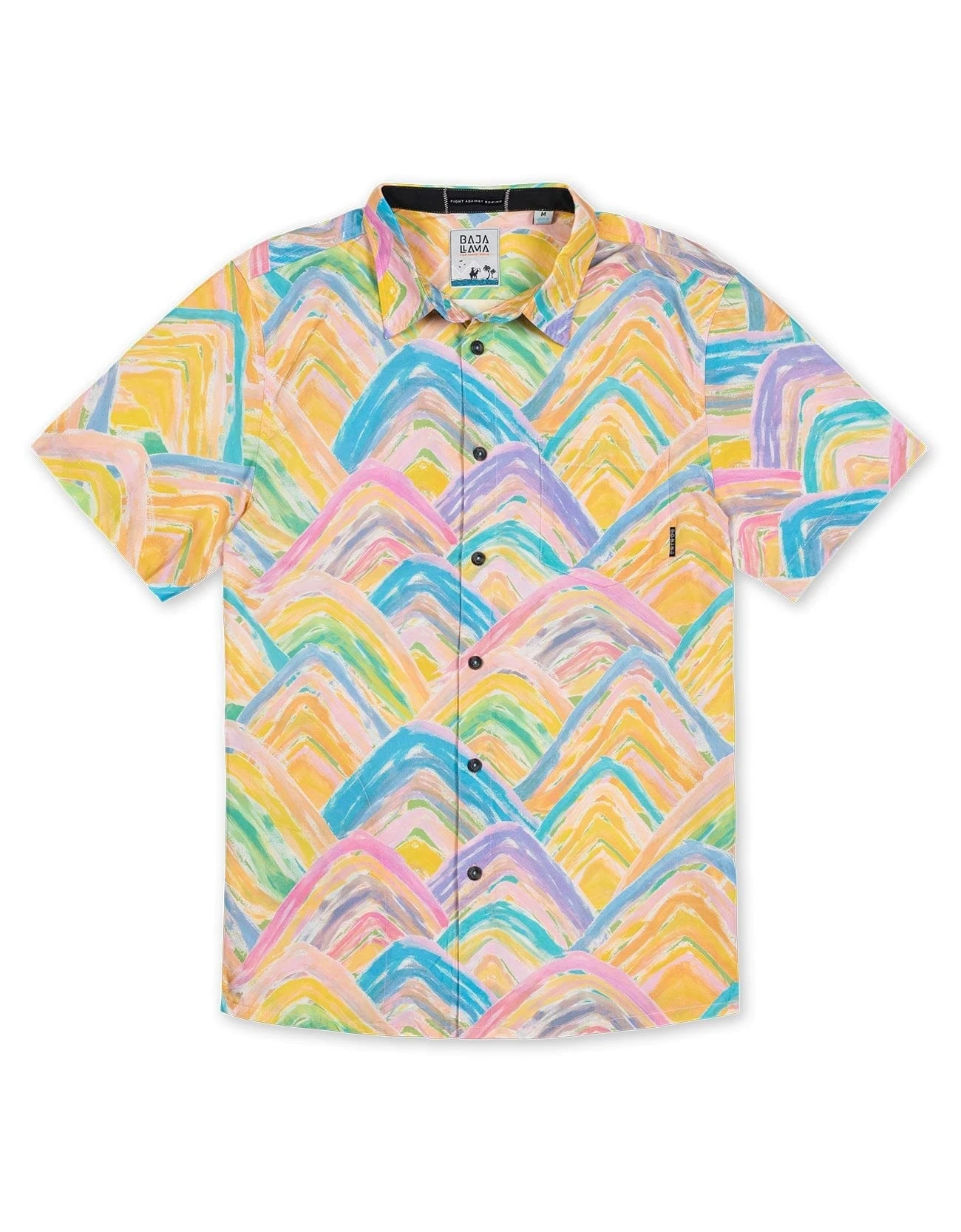 RAINBOW MOUNTAINS - 7-SEAS™ BUTTON UP By Bajallama 1 RAINBOW MOUNTAINS - 7-SEAS™ BUTTON UP By Bajallama