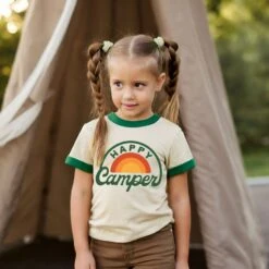 Happy Camper (Youth) | Vintage Ringer By RIVER ROAD CLOTHING CO. 5 Happy Camper (Youth) | Vintage Ringer By RIVER ROAD CLOTHING CO. -Campmor Outdoor Clothing river road clothing shirts happy camper youth vintage ringer 33218184511603