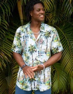 THE TAKE OVER - NIGHTHAWK™ BUTTON UP By Bajallama -Campmor Outdoor Clothing sloths and llamas print hawaiian shirt