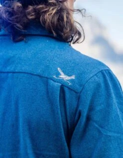 SNAP FRONT FLANNEL JACKET - GULF COAST By Bajallama -Campmor Outdoor Clothing snap front flannel jacket gulf coast 2