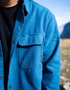 SNAP FRONT FLANNEL JACKET - GULF COAST By Bajallama -Campmor Outdoor Clothing snap front flannel jacket gulf coast 5