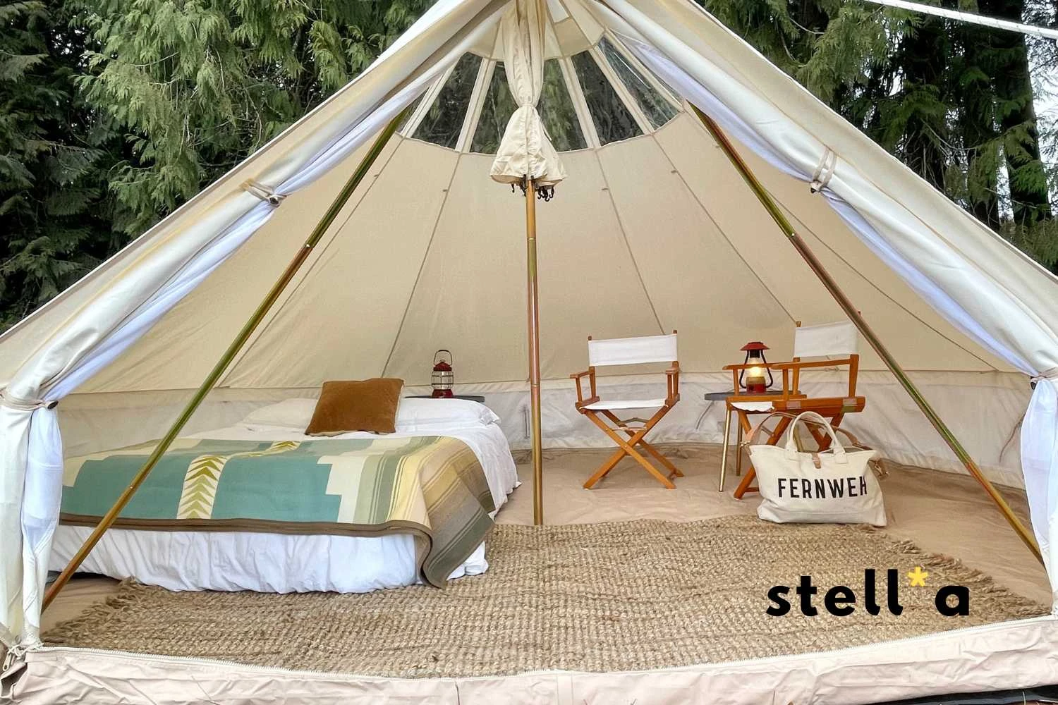 Life InTents 13' (4M) Stella Stargazing Canvas Tent 2 Life InTents 13' (4M) Stella Stargazing Canvas Tent - Image 2