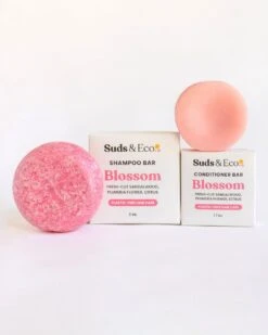 Zero Waste Shampoo & Conditioner Bar Duo -Campmor Outdoor Clothing suds eco blossom shampoo conditioner bar duo 1123875311