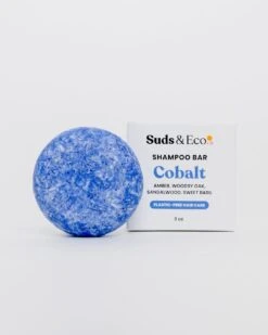 Zero Waste Shampoo Bar -Campmor Outdoor Clothing suds eco cobalt shampoo bar 59607422796145