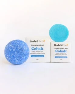 Zero Waste Shampoo & Conditioner Bar Duo -Campmor Outdoor Clothing suds eco cobalt shampoo conditioner bar duo 1123875312
